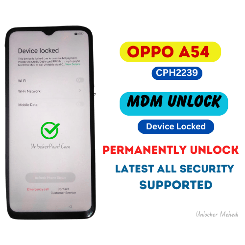 Oppo A54 Cph2239 Mdm Unlock